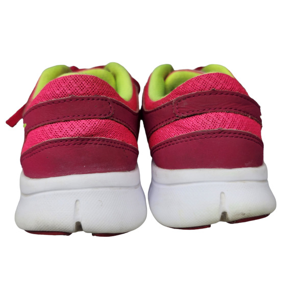 Nike Shoes Youth 5 Womens 6.5 Magenta Pink Neon Green Low Top Tennis Running - Picture 6 of 12